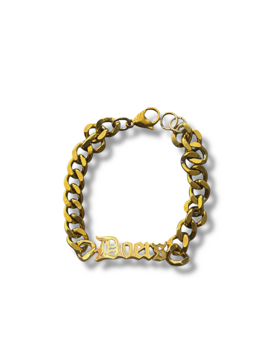 Gold “Doers” Bracelet