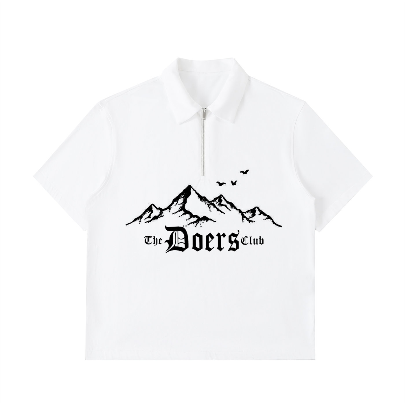 "Doers Mtn" Zip Polo