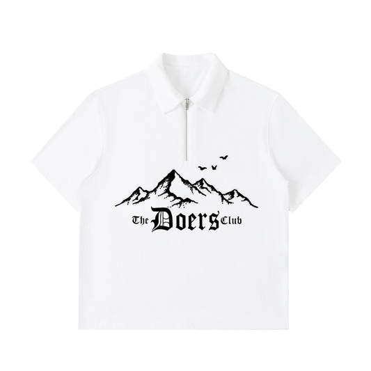 "Doers Mtn" Zip Polo